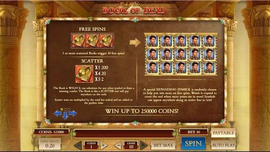 book of dead slot